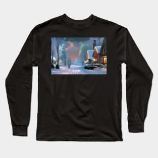 Winter landscape Long Sleeve T-Shirt